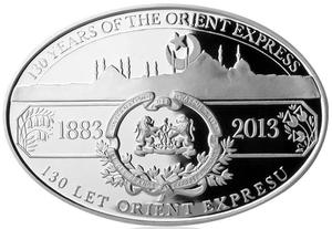 Niue / Silver Ounce 2013 Orient Express - reverse photo