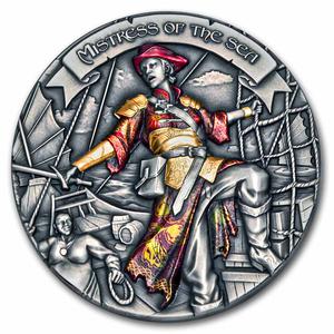 Niue / Silver Two Ounces 2024 Mistress of the Sea - reverse photo