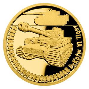 Niue / Gold Tenth-Ounce 2022 Armoured Vehicles - PzKpfw VI Tiger - reverse photo