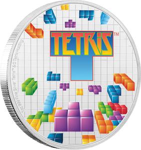 Niue / Silver Ounce 2019 Tetris - reverse photo