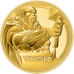 Niue / Gold Ounce 2023 Marvel - Thor - reverse photo