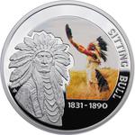 Niue / Silver Ounce 2010 Sitting Bull - reverse photo
