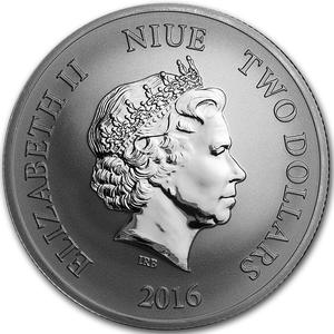 Niue / Silver Ounce 2016 Year of the Monkey - obverse photo