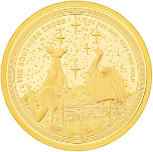 Niue / Gold Half Ounce 2025 Southern Cross - reverse photo