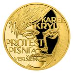 Gold Quarter Ounce 2019 Karel Kryl - Protest Song: Photo Coin, Niue, Gold Quarter Ounce 2019 Karel Kryl - Protest Song / thumbnail