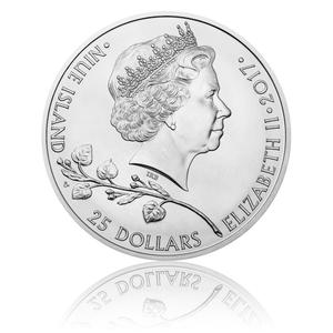 Niue / Silver Ten Ounces 2017 Czech Lion - obverse photo