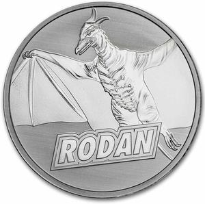 Niue / Silver Ounce 2024 Godzilla - Rodan - reverse photo