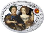 One Dollar Silver 2014 John III and Maria: Photo Coin, Niue, One Dollar Silver 2015 John III and Maria / thumbnail