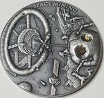 Silver Ounce 2018 Space Mining - Chondrite Meteorite: Photo Coin, Niue, Silver Ounce 2018 Space Mining - Chondrite Meteorite / thumbnail