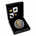 Silver Two Ounces 2021 Antique Silver Mask: Photo Coin, Niue, Silver Two Ounces 2021 Antique Silver Mask / thumbnail