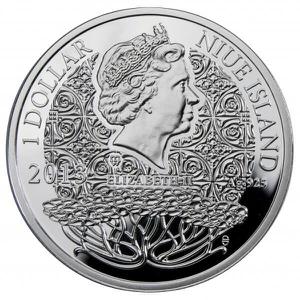 Niue / One Dollar Silver 2013 Magic Stones - April - obverse photo