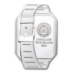 Silver Two Ounces 2024 TechStalgic - Databank Watch: Photo Coin, Niue, Silver Two Ounces 2024 TechStalgic - Databank Watch / thumbnail