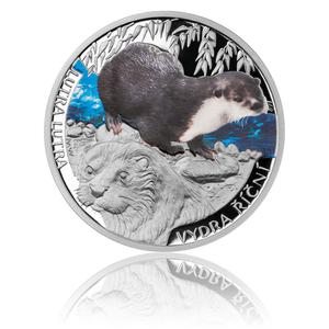 Niue / Silver Half Ounce 2013 European Otter - reverse photo