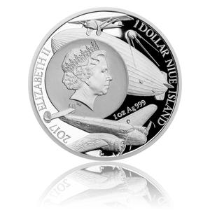 Niue / Silver Ounce 2017 Charles Lindbergh - obverse photo
