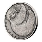 Silver Ounce 2020 Animal Champions - Sloth: Photo Coin, Niue, Silver Ounce 2020 Animal Champions - Sloth / thumbnail