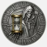 Silver Two Ounces 2018 Grim Reaper - Carpe Diem: Photo Coin, Niue, Silver Two Ounces 2018 Grim Reaper - Carpe Diem / thumbnail