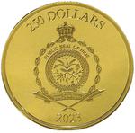 Gold Ounce 2023 Roaring Lion of Judah: Photo 2023 1 oz Roaring Lion Proof Gold Coin / thumbnail