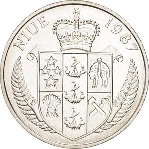 Niue / Fifty Dollars 1987 Steffi Graf - obverse photo