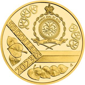 Niue / Gold Ounce 2023 Czech Lion, Proof - obverse photo