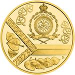 Niue / Gold Ounce 2023 Czech Lion, Proof - obverse photo