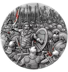 Niue / Silver Two Ounces 2019 Leonidas - reverse photo