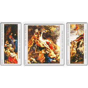 Niue / Silver Two Ounces 2012 Raising of the Cross Triptych - reverse photo