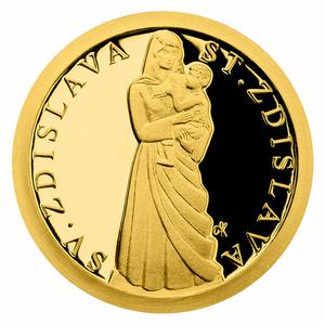 Niue / Gold Half Gram 2019 Saint Zdislava - reverse photo