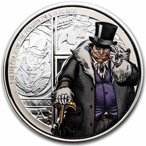 Niue / Silver Ounce 2023 DC Villains - The Penguin - reverse photo