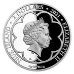 Silver Ounce 2021 St Anežka - Royal Origin: Photo Coin, Niue, Silver Ounce 2021 St Anezka - Royal Origin / thumbnail