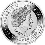 Silver Ounce 2019 Majestic Blue Peafowl: Photo Coin, Niue, Silver Ounce 2019 Majestic Blue Peafowl / thumbnail