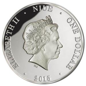 Niue / One Dollar Silver 2015 Ned Kelly - obverse photo