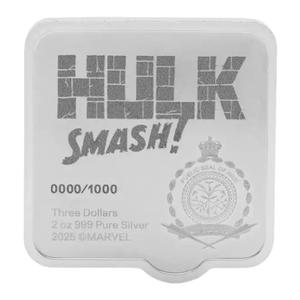 Niue / Silver Two Ounces 2025 Hulk Smash - obverse photo