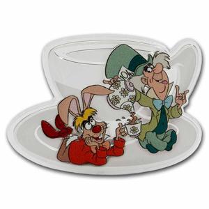 Niue / Silver Two Ounces 2025 Alice in Wonderland - Mad Hatter - reverse photo