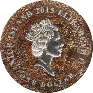 Niue / Silver Ounce 2015 Meteorite Campo del Cielo - obverse photo