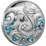 Silver Two Ounces 2023 Mythical Creatures - The Kraken: Photo Coin, Niue, Silver Two Ounces 2023 The Kraken / thumbnail