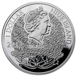 Niue / One Dollar Silver 2013 Magic Stones - May - obverse photo