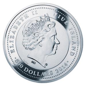 Niue / Silver Four Kilos 2014 John Paul II - obverse photo