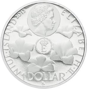 Niue / Silver Half Ounce 2013 Cypripedium Calceolus - obverse photo