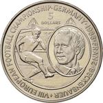 Five Dollars 1988 Franz Beckenbauer: Photo Coin, Niue, Five Dollars 1988 Franz Beckenbauer / thumbnail