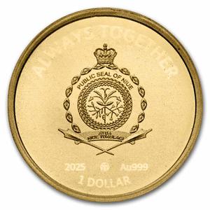 Niue / Gold Twenty-fifth Ounce 2025 Little Angel - obverse photo