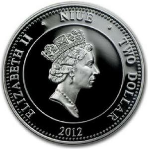 Niue / Silver Half Ounce 2012 Pearl Dragon - obverse photo