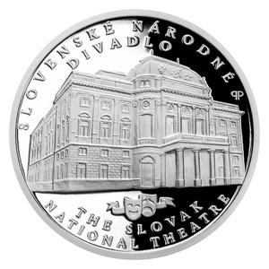 Niue / One Dollar Silver 2021 Slovak National Theatre - reverse photo