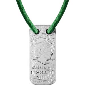 Niue / One Dollar Silver 2016 Year of the Monkey Pendant - obverse photo