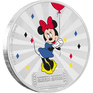 Niue / Silver Ounce 2019 Minnie Mouse - Coloured - reverse photo