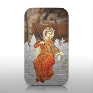 Niue / Silver Ounce 2012 Catherine of Alexandria - reverse photo