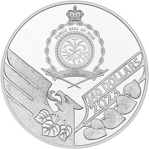Niue / Silver Three Kilos 2023 Czech Lion - obverse photo