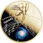 Niue / Fifty Cents 2015 Spiral Galaxy NGC 1232 - reverse photo