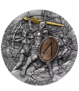 Niue / Silver Two Ounces 2019 Amazons - reverse photo