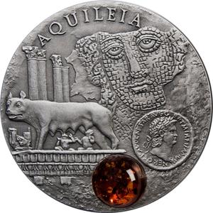 Niue / Silver Ounce 2011 Amber Road - Aquileia - reverse photo