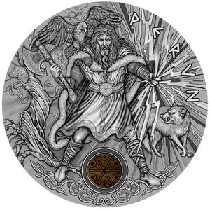 Niue / Silver Two Ounces 2018 Perun - reverse photo